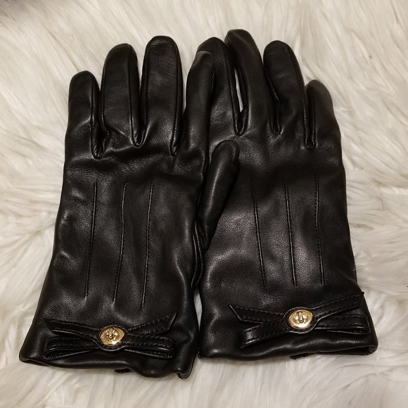 Coach Leather Gloves - Picture 2 of 5